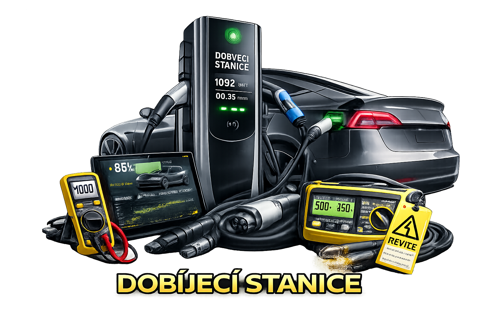 Dobíjecí stanice – ilustrační obrázek