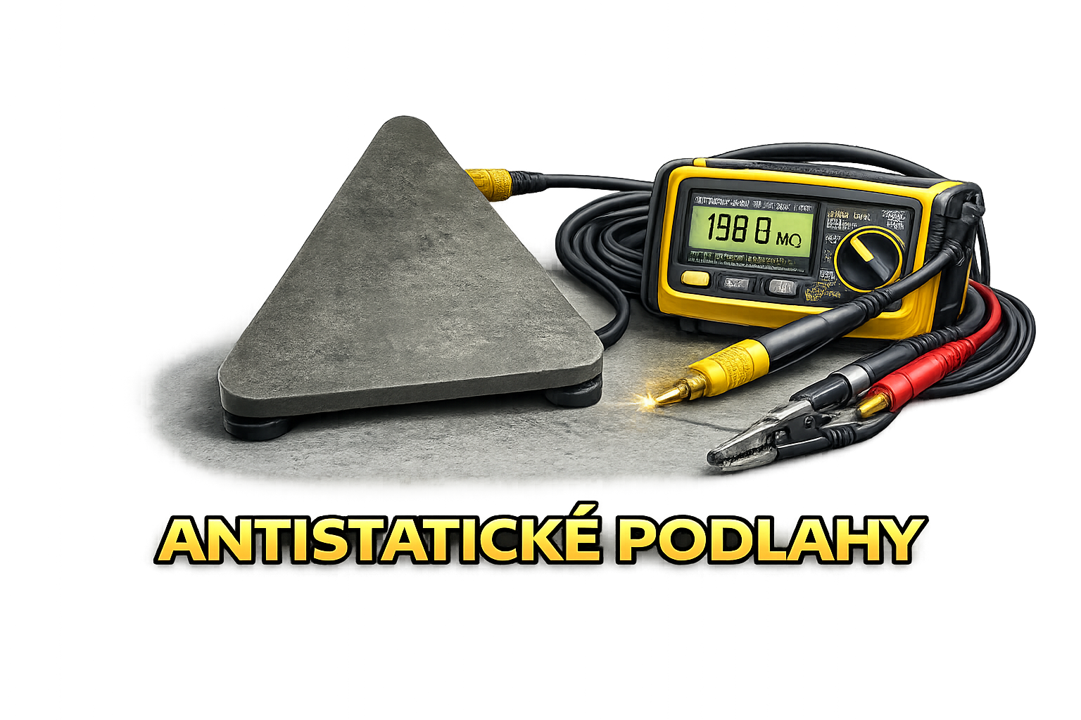 Antistatické podlahy – ilustrační obrázek