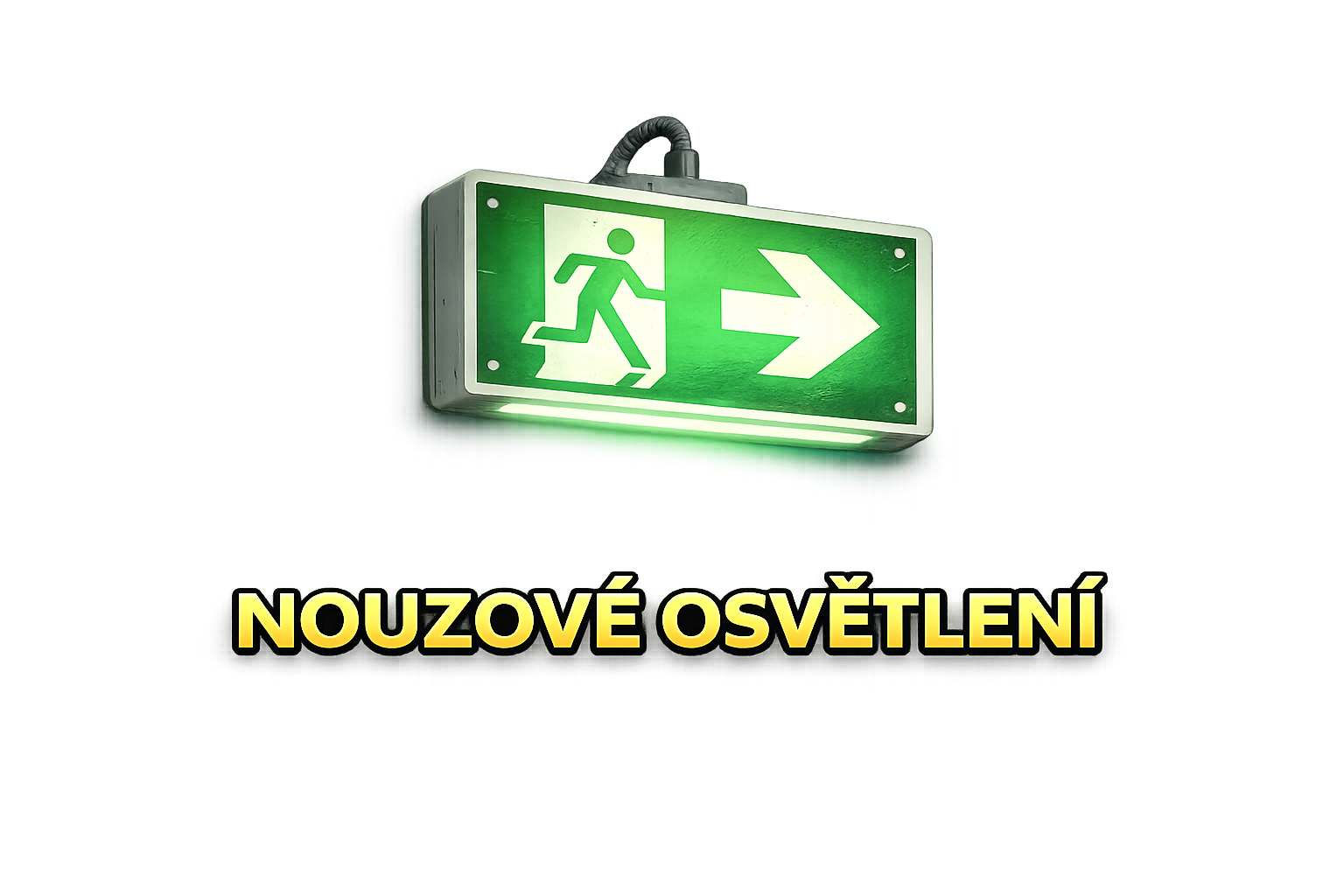 Nouzové osvětlení – ilustrační obrázek